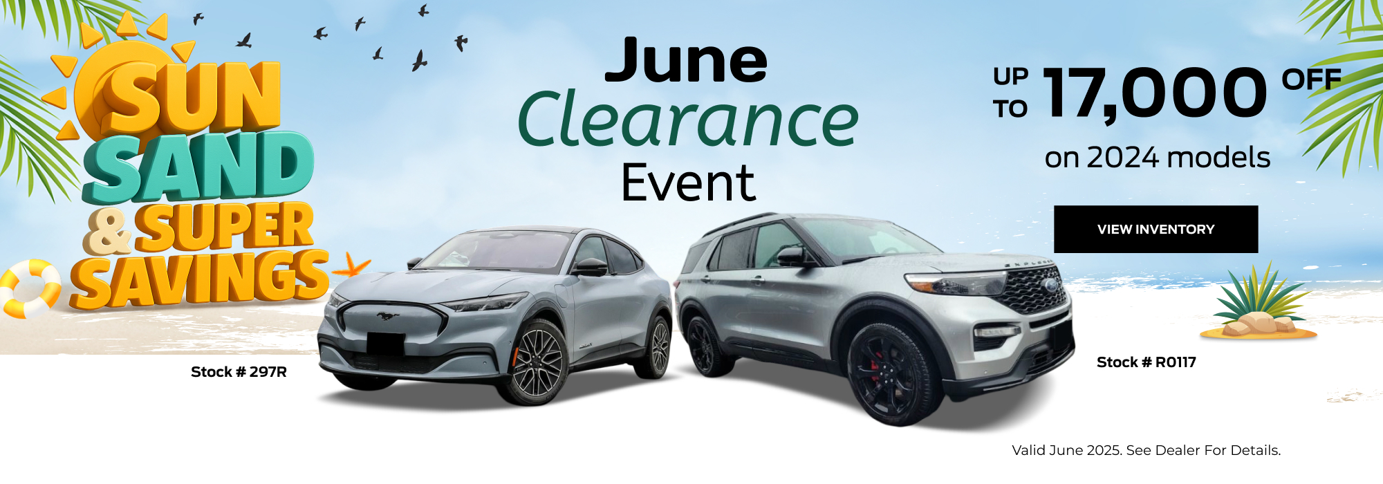 June Clearance Event