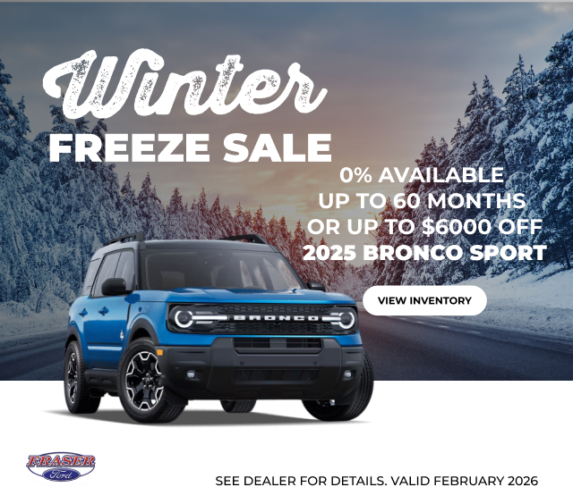 Winter Sales 2025 Bronco Sport - Mobile